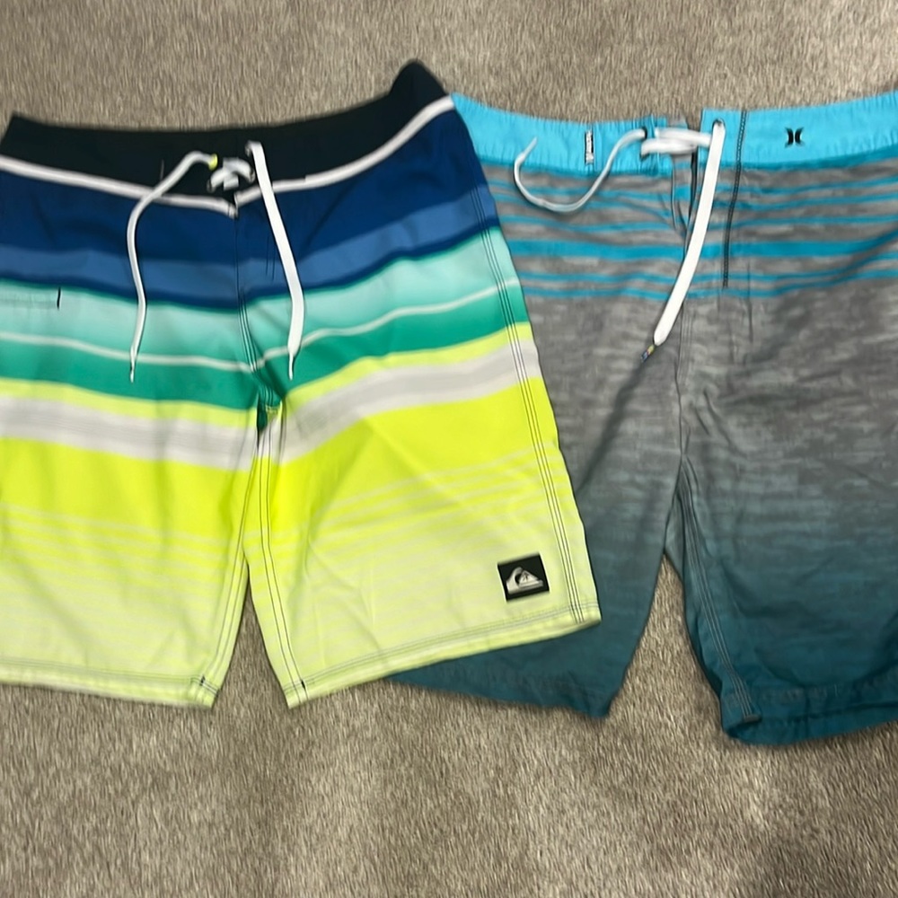 Lot of 2 34 swim trunks